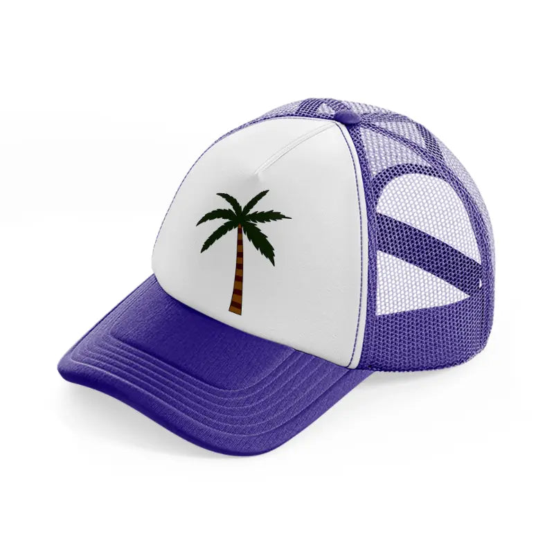 retro elements-23-purple-trucker-hat