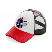 tennessee titans supporter-red-and-black-trucker-hat