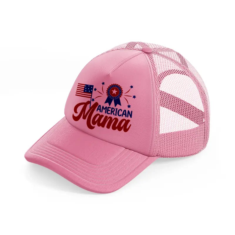 american mama-01-pink-trucker-hat