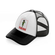 gon freecss-black-and-white-trucker-hat