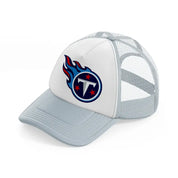 tennessee titans round emblem-grey-trucker-hat