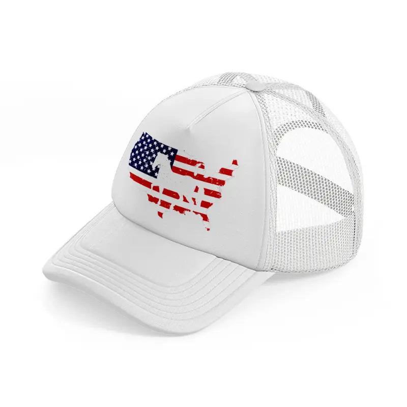 map-white-trucker-hat