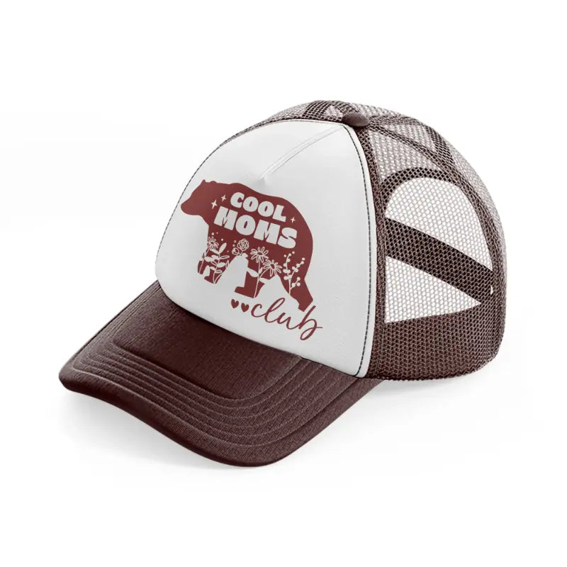 cool moms club-brown-trucker-hat