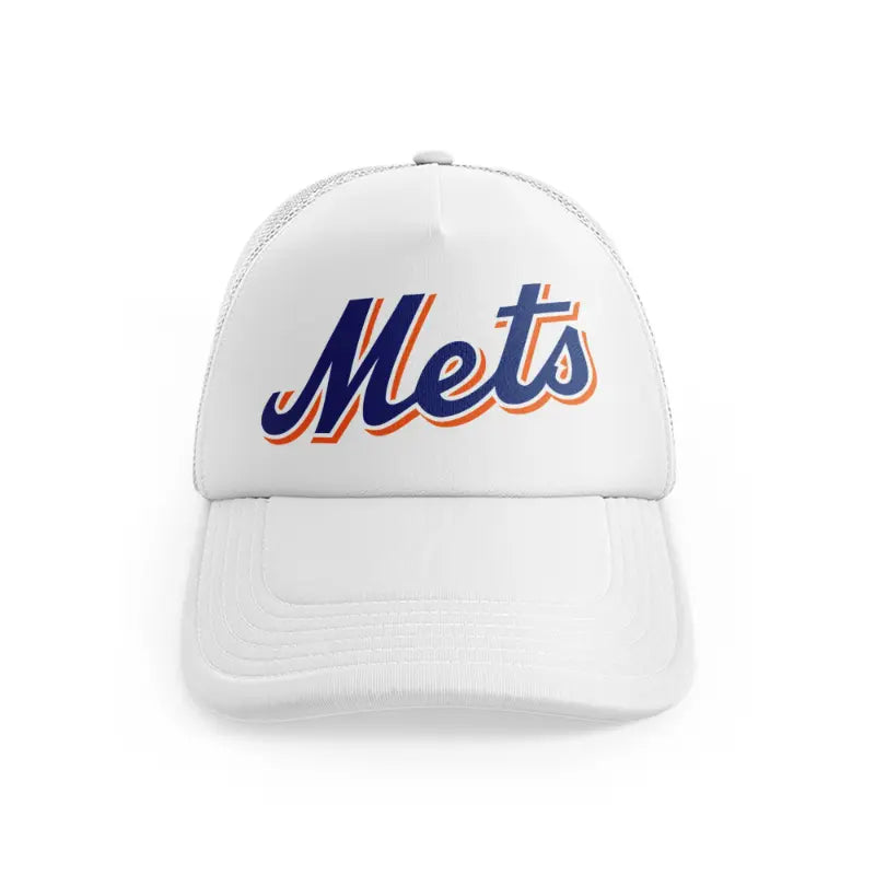 New York Mets Blue Emblemwhitefront-view