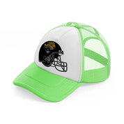 jacksonville jaguars helmet-lime-green-trucker-hat