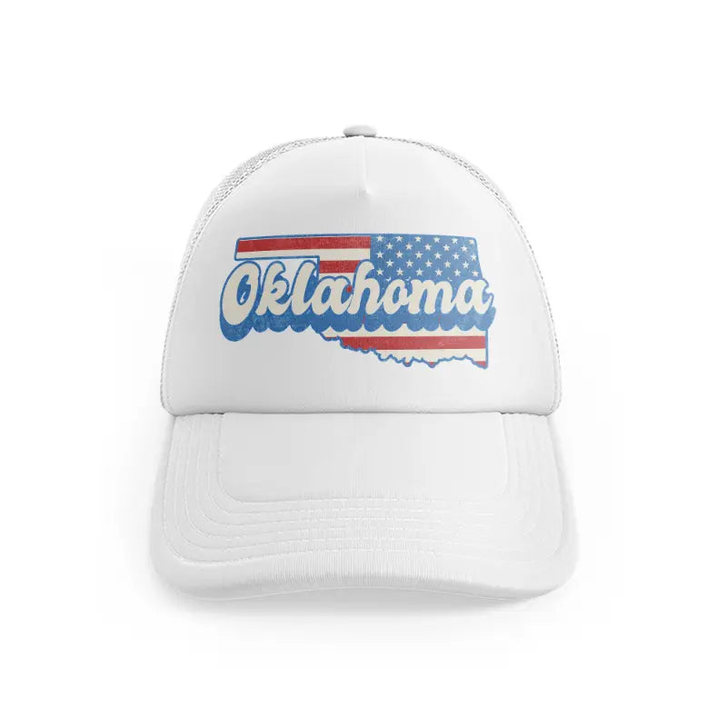 Oklahoma Flagwhitefront view