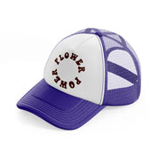 retro elements 112 purple trucker hat