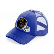 jacksonville jaguars helmet-blue-trucker-hat