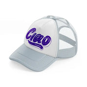 ciao purple-grey-trucker-hat