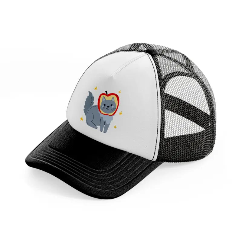 022 costume black and white trucker hat