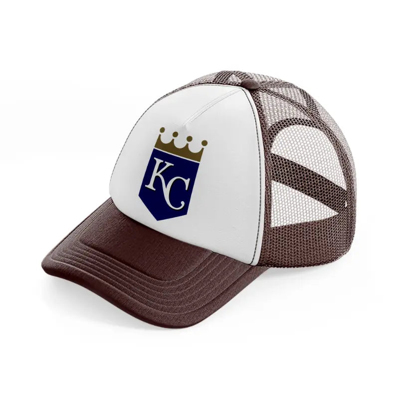 kansas city badge-brown-trucker-hat
