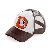 d from denver-brown-trucker-hat