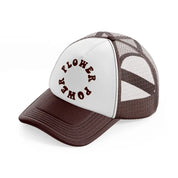 retro elements-112-brown-trucker-hat