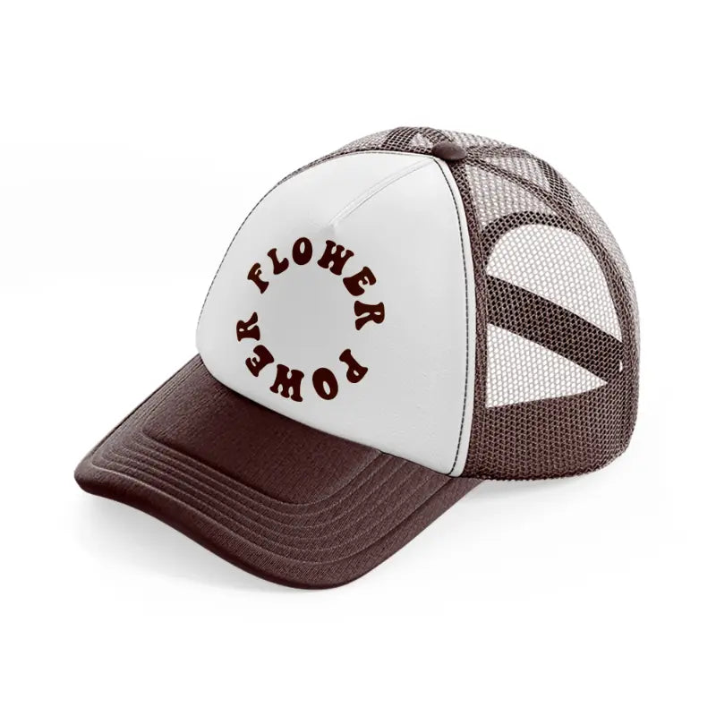 retro elements 112 brown trucker hat