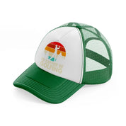 i'd rather be golfing-green-and-white-trucker-hat