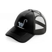 030-lemur-black-trucker-hat