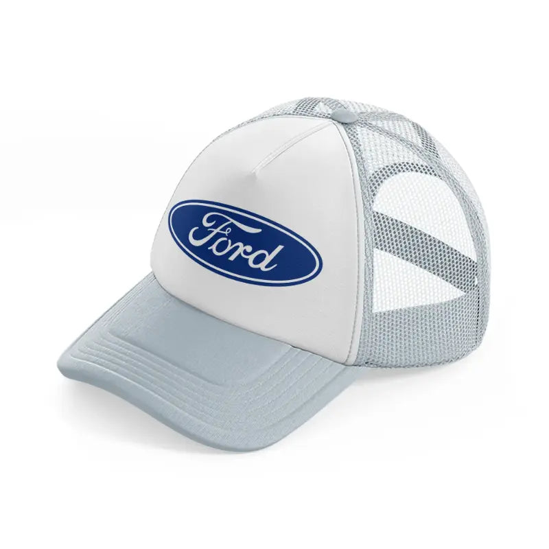 ford simple grey trucker hat