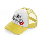 untitled 2 [recovered] yellow trucker hat