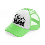 cheer mom-lime-green-trucker-hat