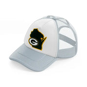 green bay packers supporter-grey-trucker-hat