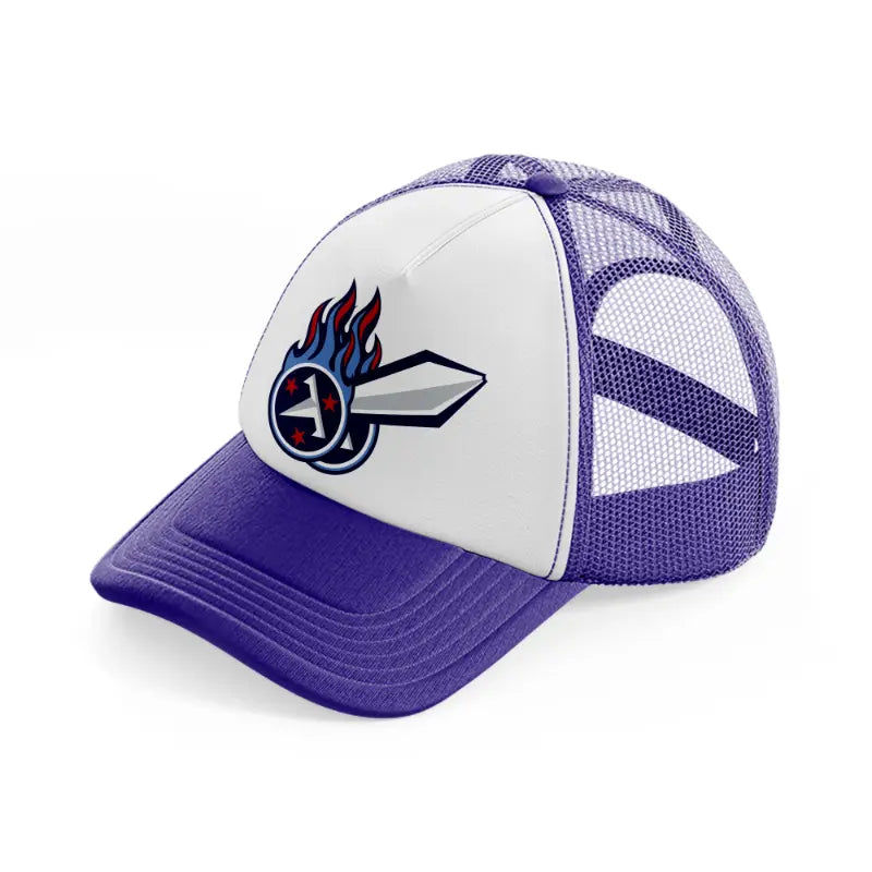 tennessee titans supporter-purple-trucker-hat