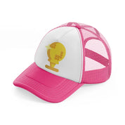 golf ball trophy-neon-pink-trucker-hat