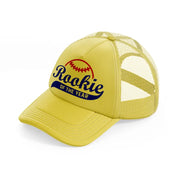 rookie of the year gold trucker hat