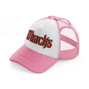 dbacks pink and white trucker hat