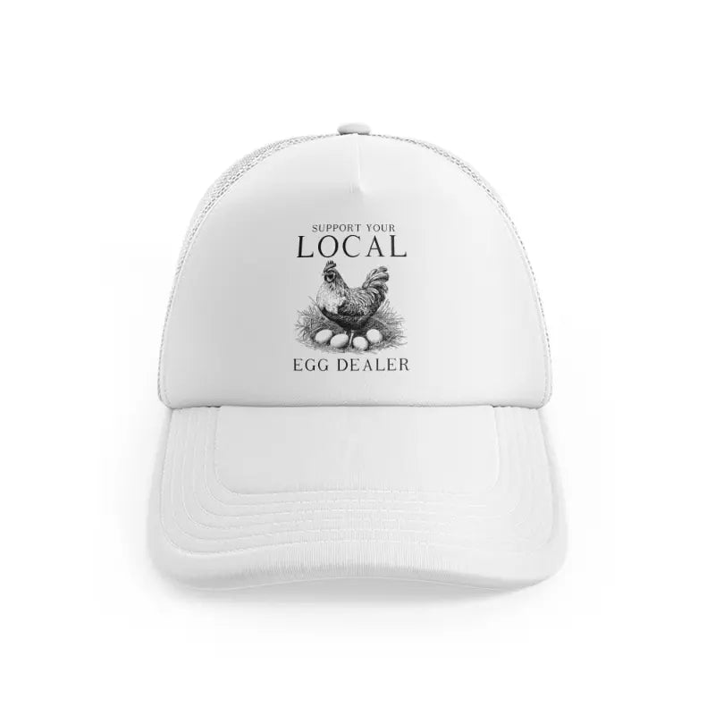 Support Your Local Egg Dealerwhitefront-view