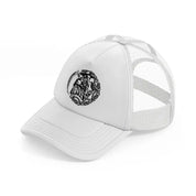 pleague doctor-white-trucker-hat