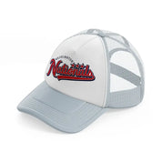 washington nationals grey trucker hat