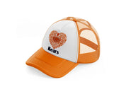 chicago bears lover-orange-trucker-hat
