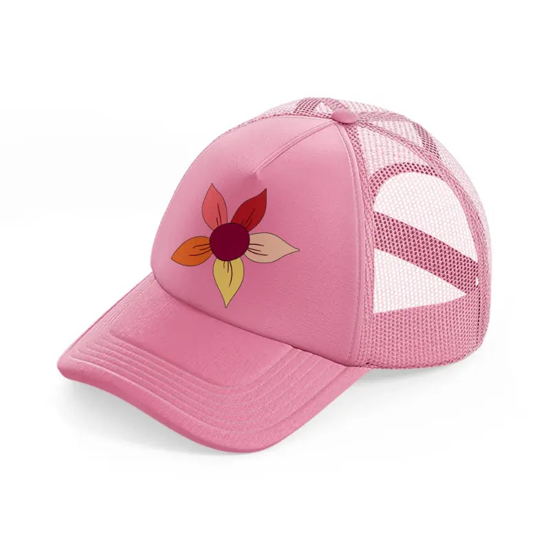 floral elements-37-pink-trucker-hat