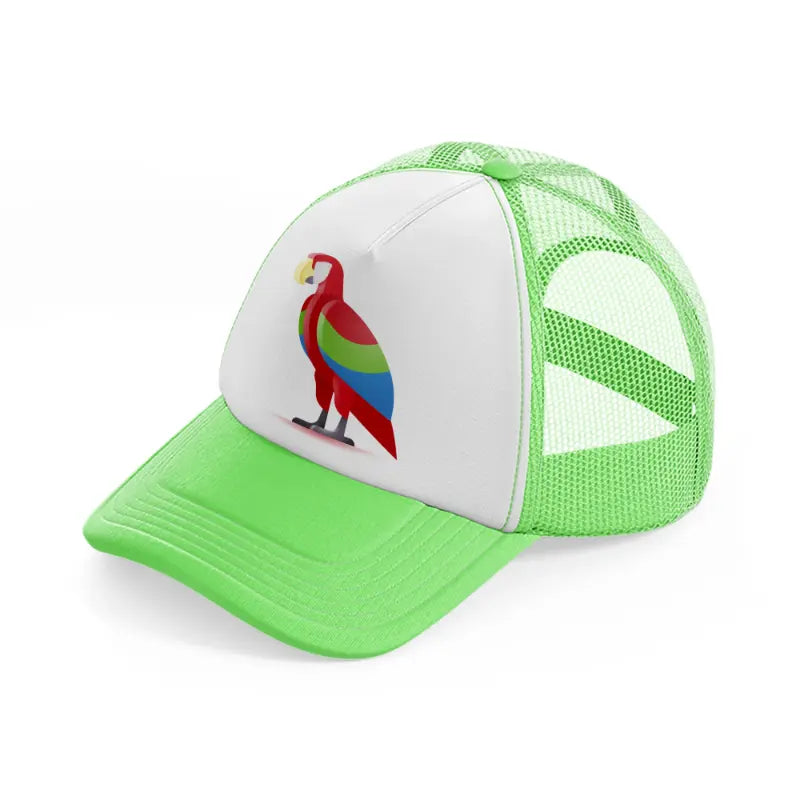 031-parrot-lime-green-trucker-hat