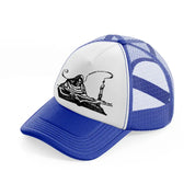 soul reaper-blue-and-white-trucker-hat