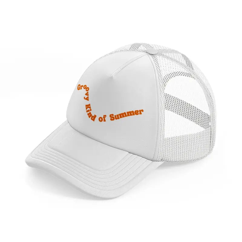 retro elements 100 white trucker hat