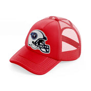 tennessee titans white helmet-red-trucker-hat