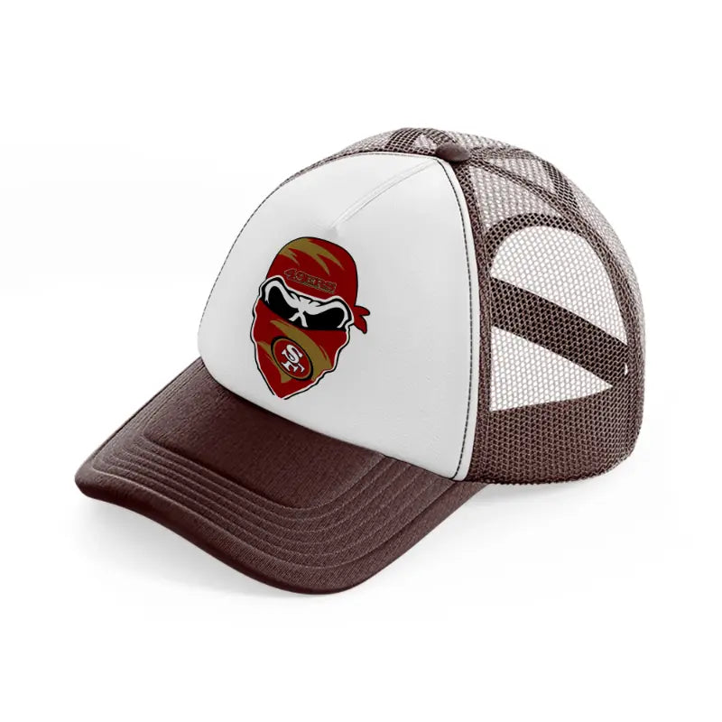49ers fan-brown-trucker-hat