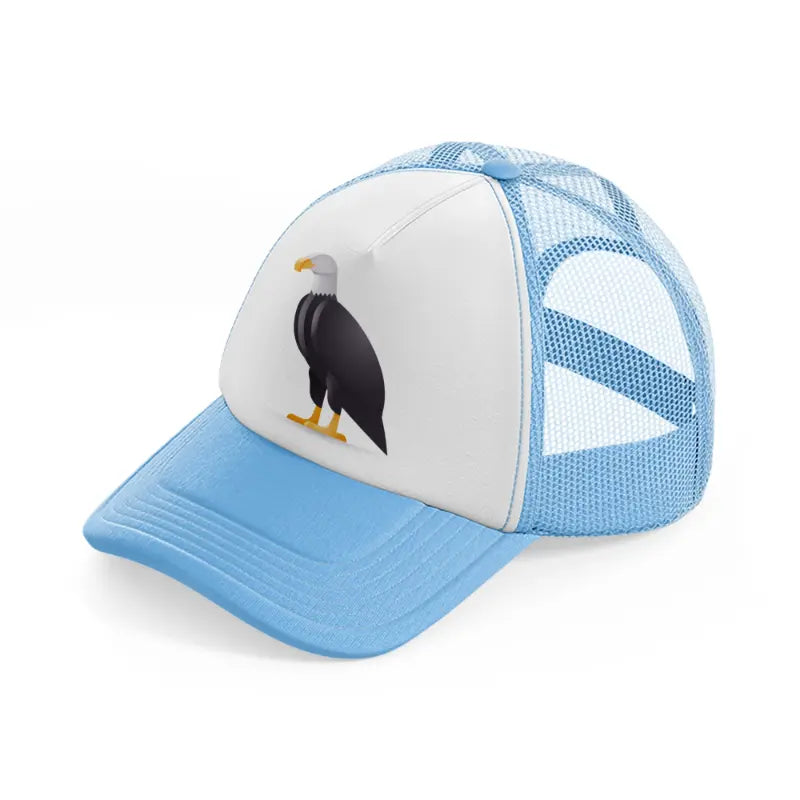 017 eagle sky blue trucker hat