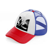 dog & hunter-multicolor-trucker-hat