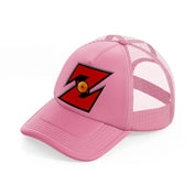 dragonball emblem-pink-trucker-hat