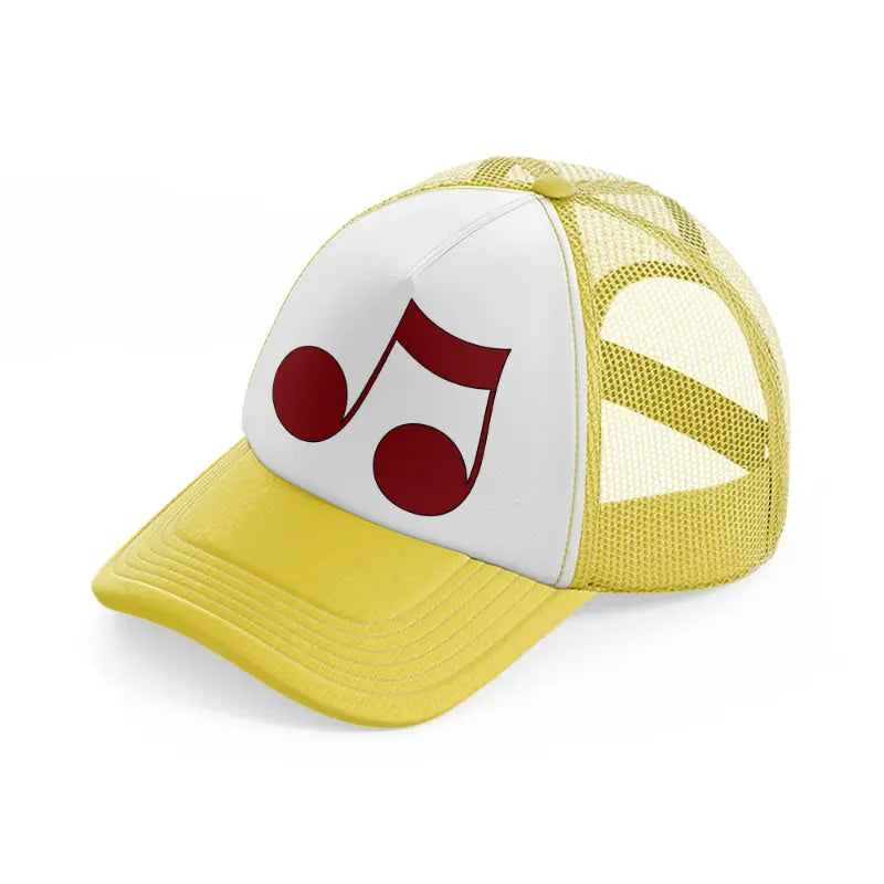 groovy elements 71 yellow trucker hat