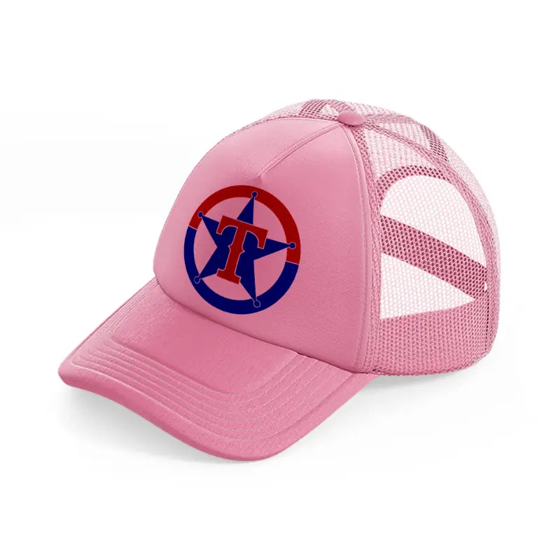 texas rangers star-pink-trucker-hat