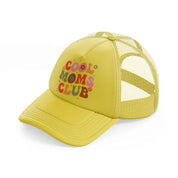 cool moms club-gold-trucker-hat