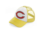 c from chicago bears-yellow-trucker-hat