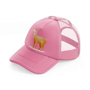 010 llama pink trucker hat