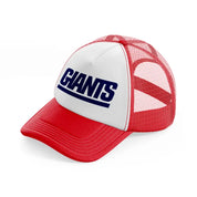 giants logo-red-and-white-trucker-hat