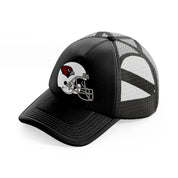 arizona cardinals helmet-black-trucker-hat