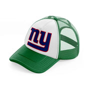 new york giants green and white trucker hat