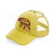 cool moms club-gold-trucker-hat